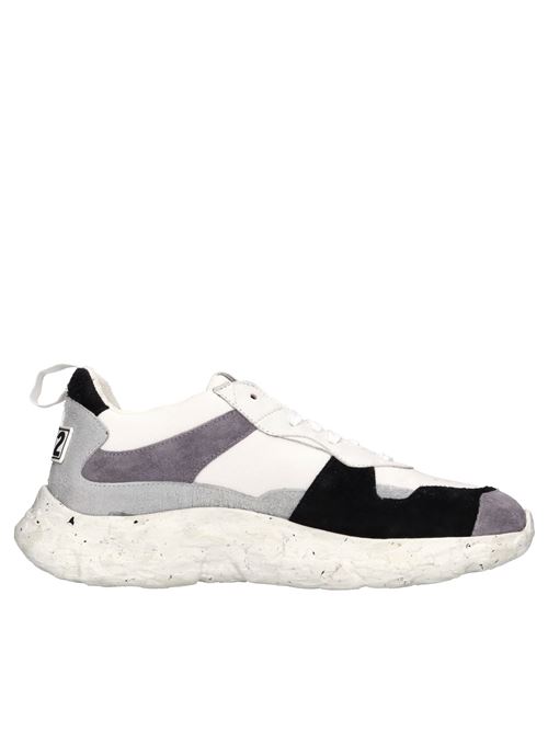 Multi-material sneakers BLOCKS79 | COBI 24EBIANCO-NERO-GRIGIO